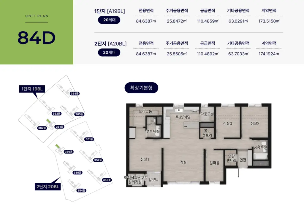 영종신일비아프크레스트 unit 84d